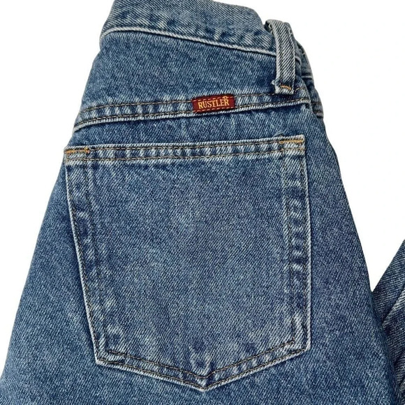 Vintage Men's‎ Straight Leg Jeans Rustler Medium Wash Size 29x30 - Picture 3 of 11